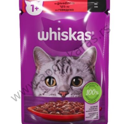 Whiskas kesica, govedina 85gr