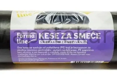 Kese za smeće sa trakom 60l 15kom