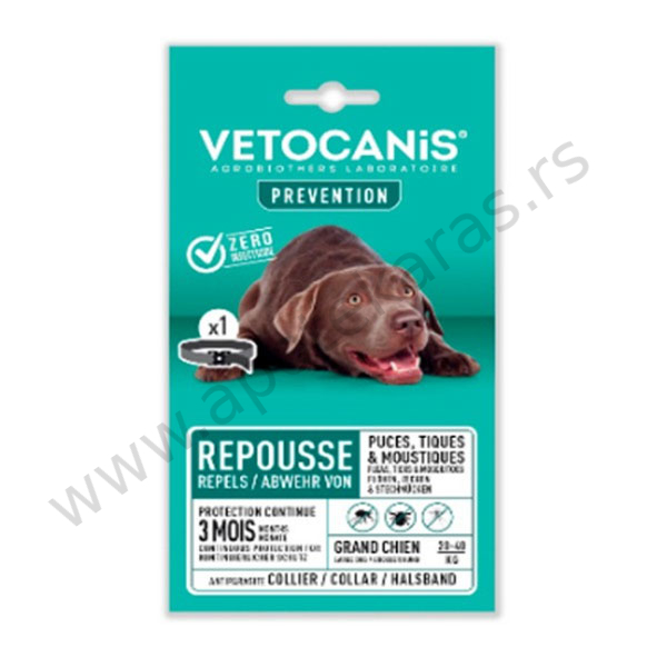 repelent-ogrlica-za-pse-velikih-rasa-preko-20-kg-vetocanis-bio000347 OGRLICA DO 10KG PROTIV BUVA,KRPELJA ZA PSE