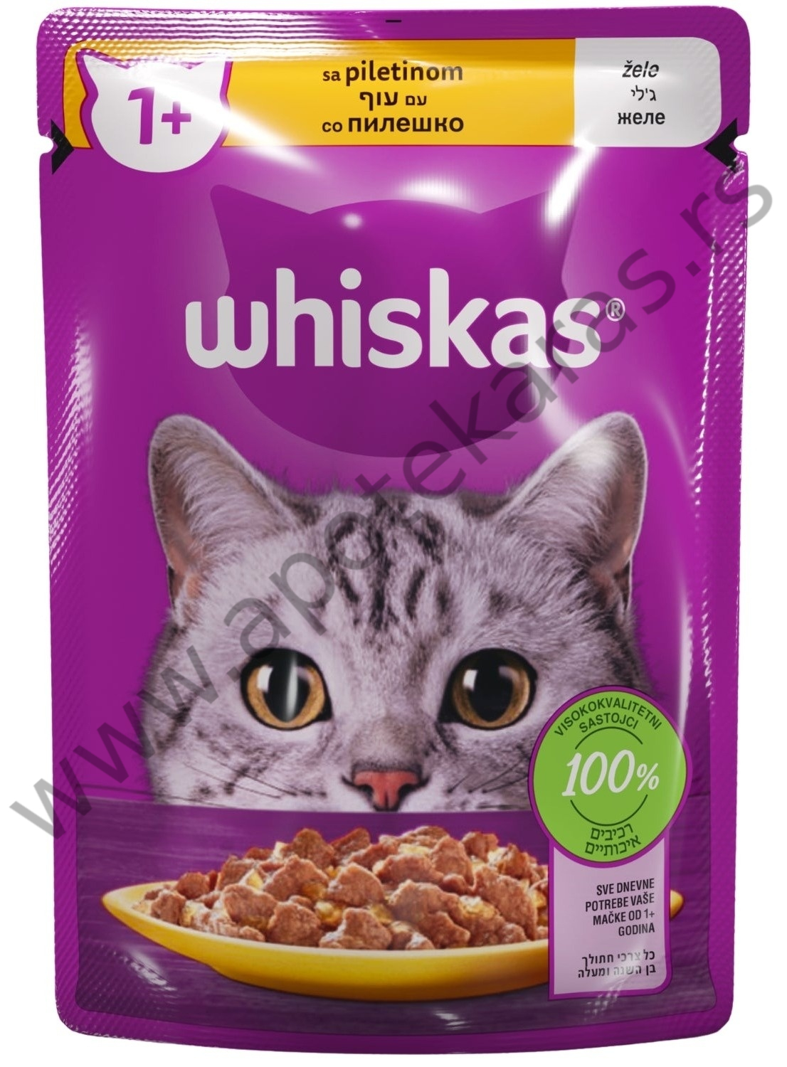 whiskas-hrana-za-macke-piletina-85g-67b711e694e47 WHISKAS PILETINA PRELIV 85GR