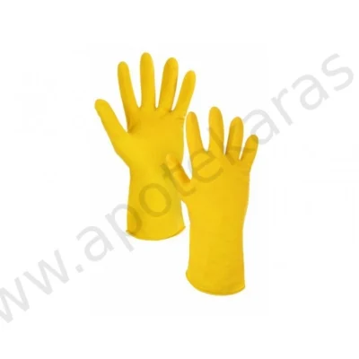 Rukavice gumene žute Nina l veličina