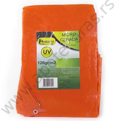 Cerada Micro narandžasta 3x5m 120g