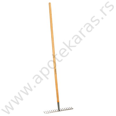 Grablje sa drvenom drškom 16 zuba Truper