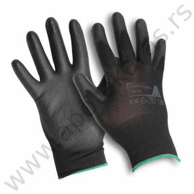 Rukavice Sorting Monsun crna boja veličina 7