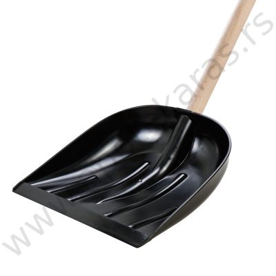 Lopata crna plastična nasađena