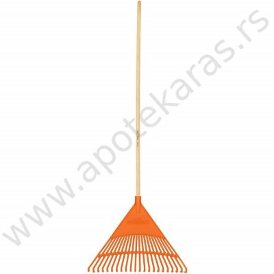 Grablje za lišće trakaste sa drškom 22 zuba TRUPER