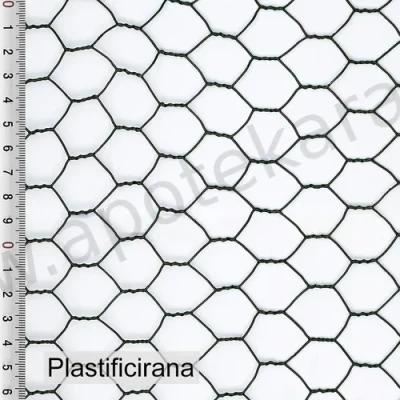 Heksagonalno pletivo plastificiran 16mmx1mx25m